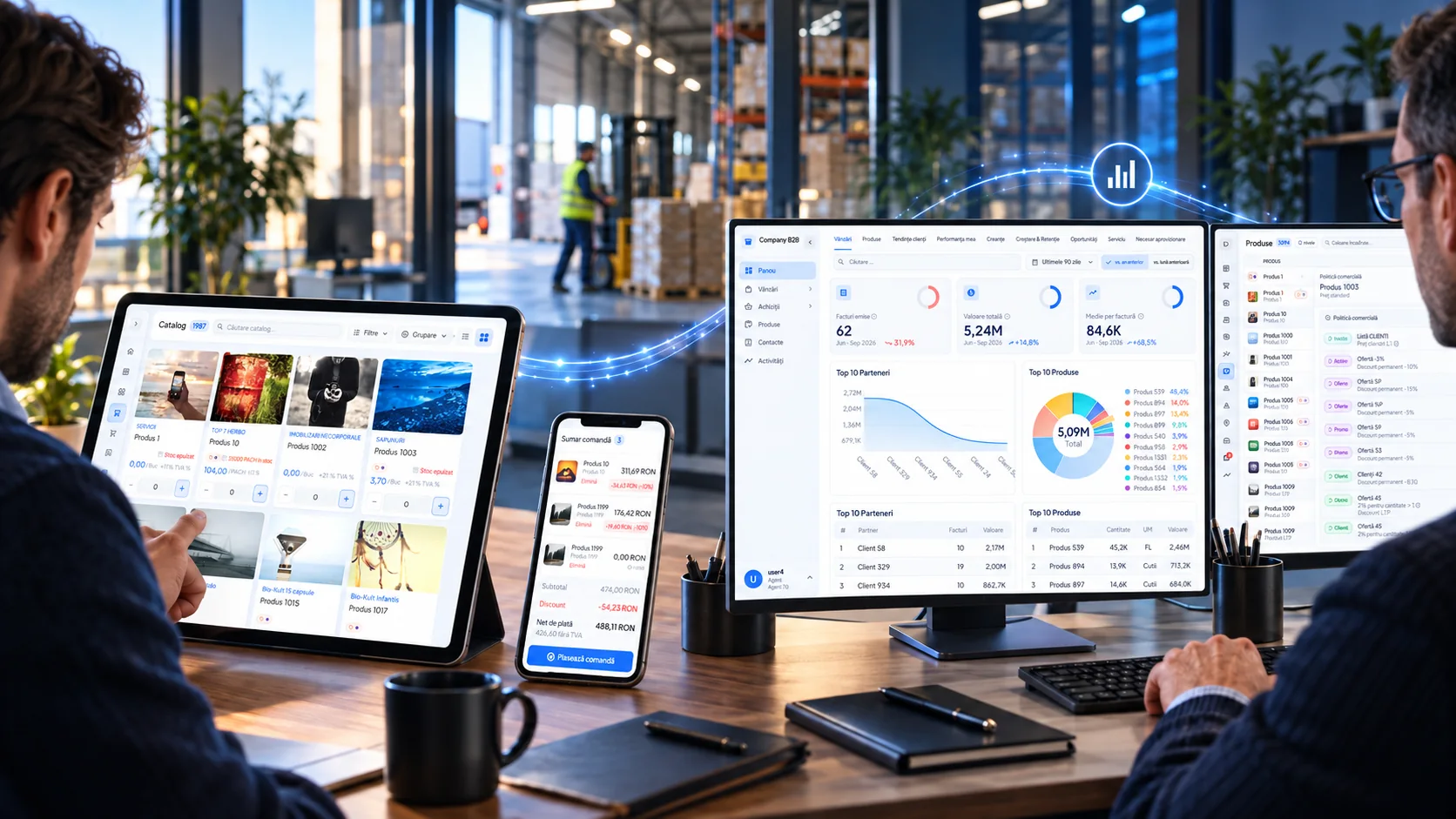 Un portal pentru clienții tăi, un backoffice pentru echipa ta