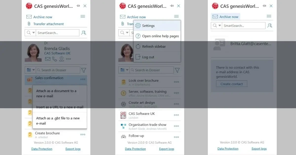 Customer correspondence: in your CRM or in email? Why choose when you can integrate them